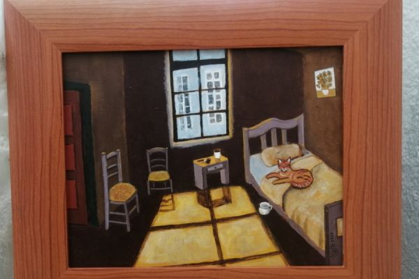 MI HABITACIÓN DE VAN GOGH CON LA RUBI MI HABITACIÓN DE VAN GOGH CON LA RUBI