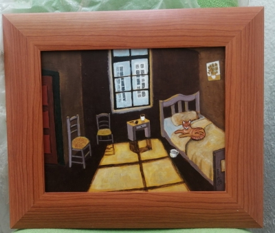 MI HABITACIÓN DE VAN GOGH CON LA RUBI